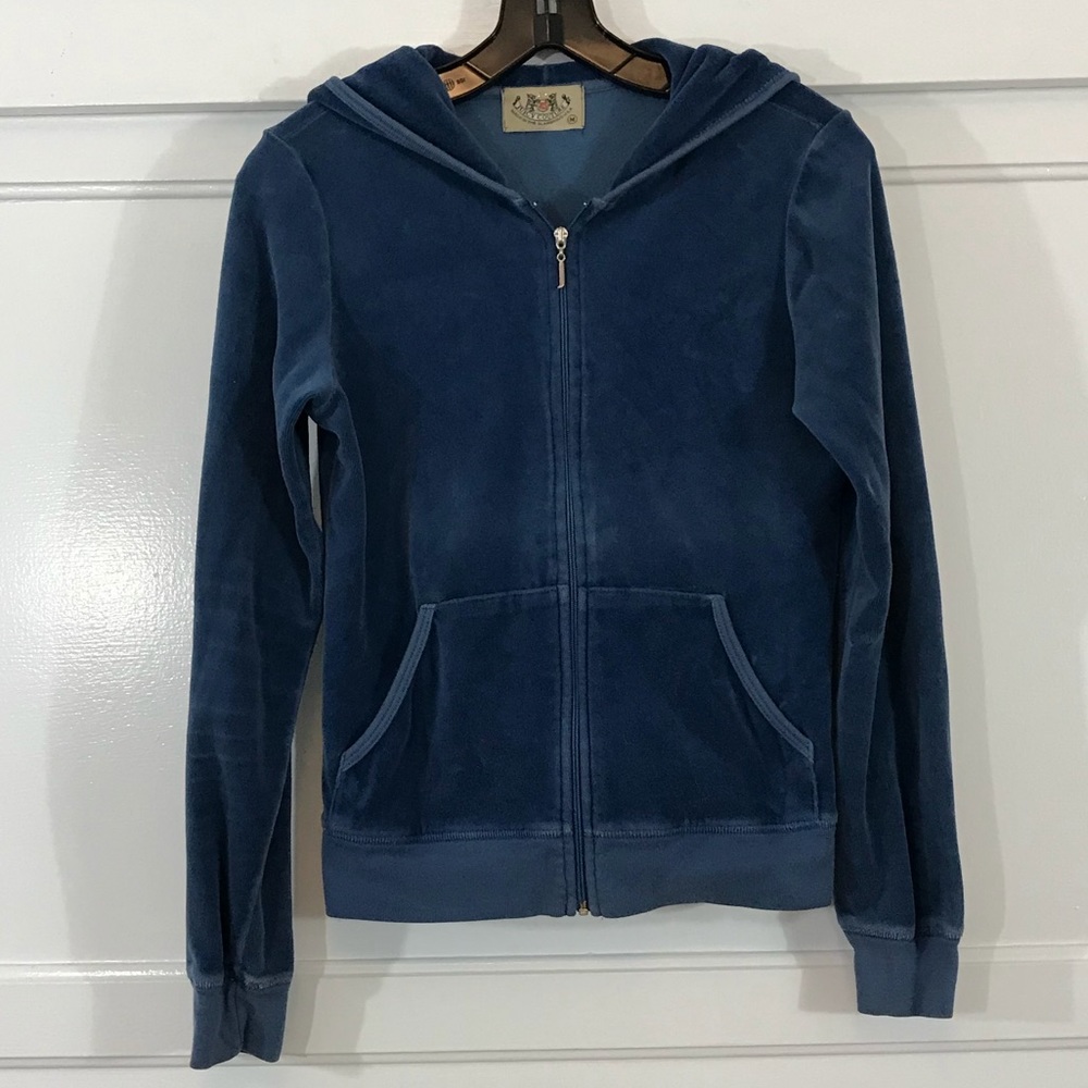 Juicy Zip Velour Hoddie
